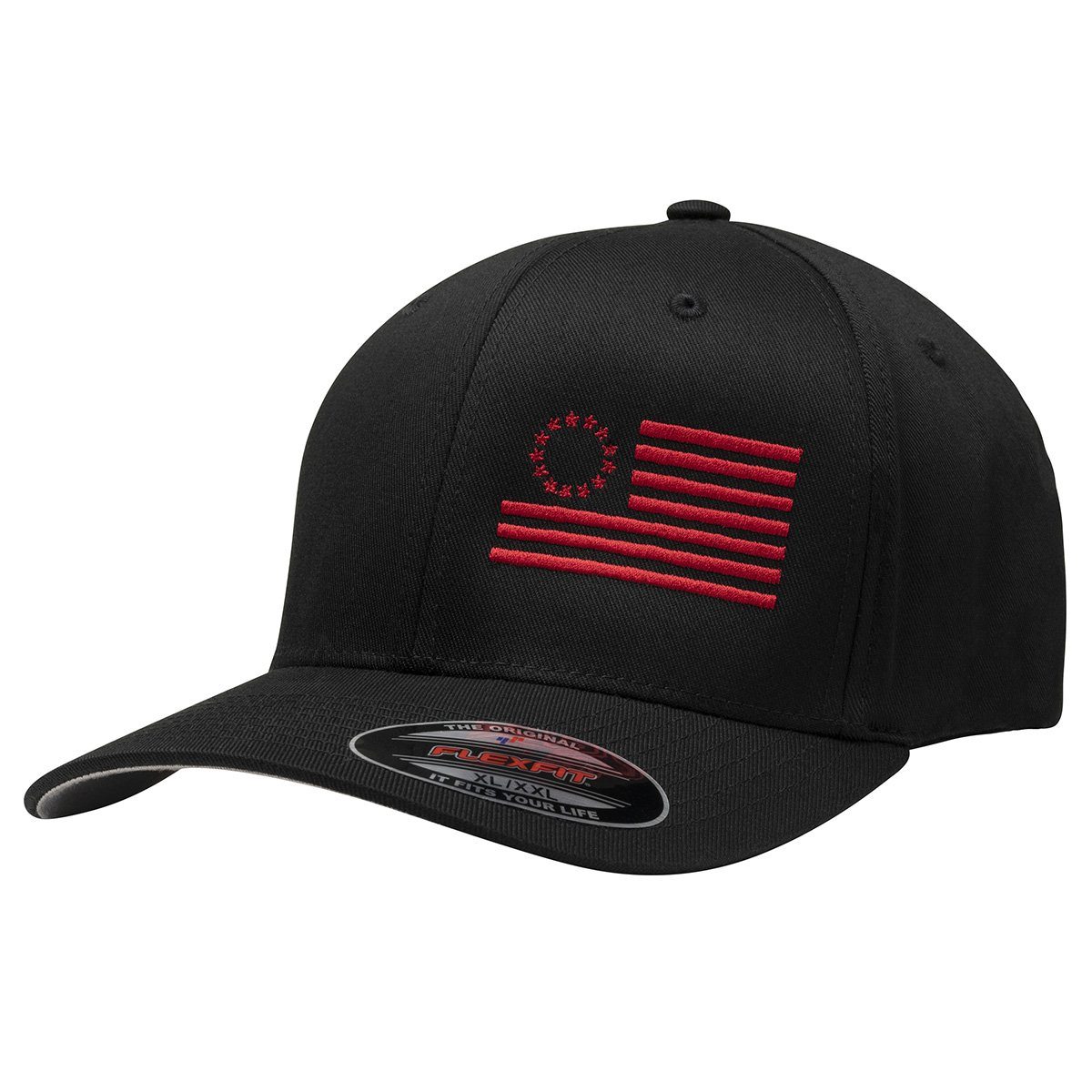 The Black B Ross Flexfit Side Flag Hat – Eagle Six Gear