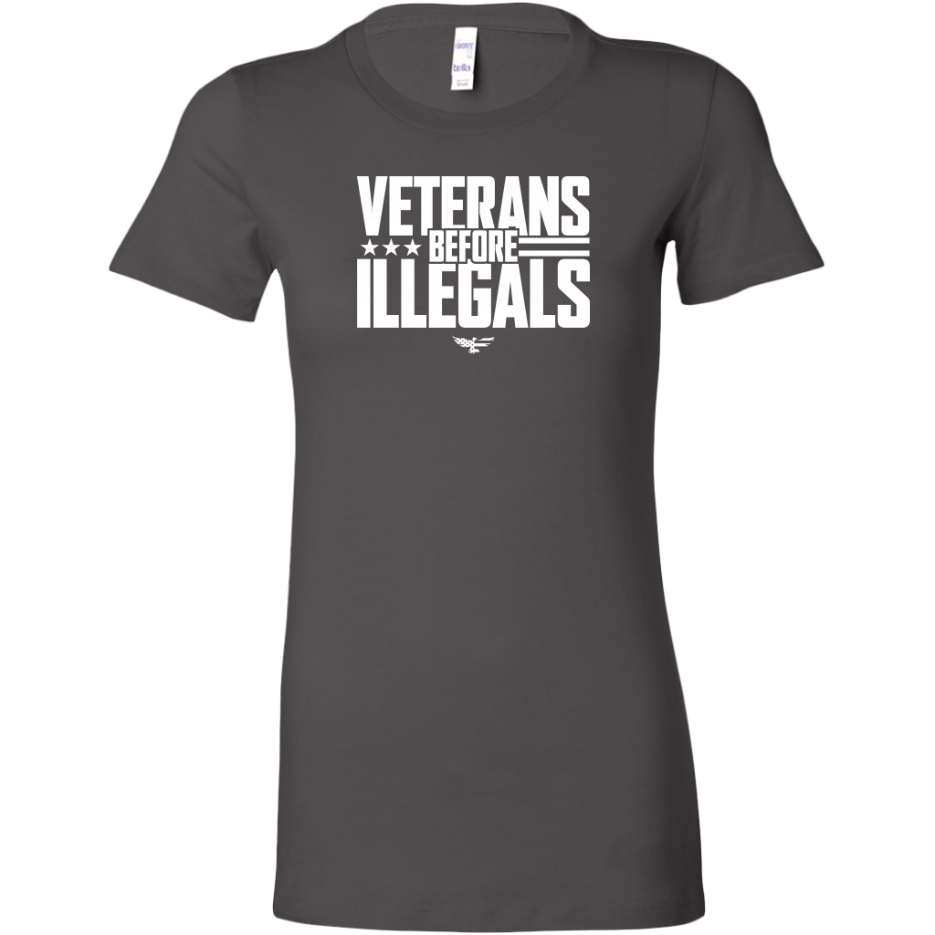 Veterans Before Illegals Women's T-Shirt