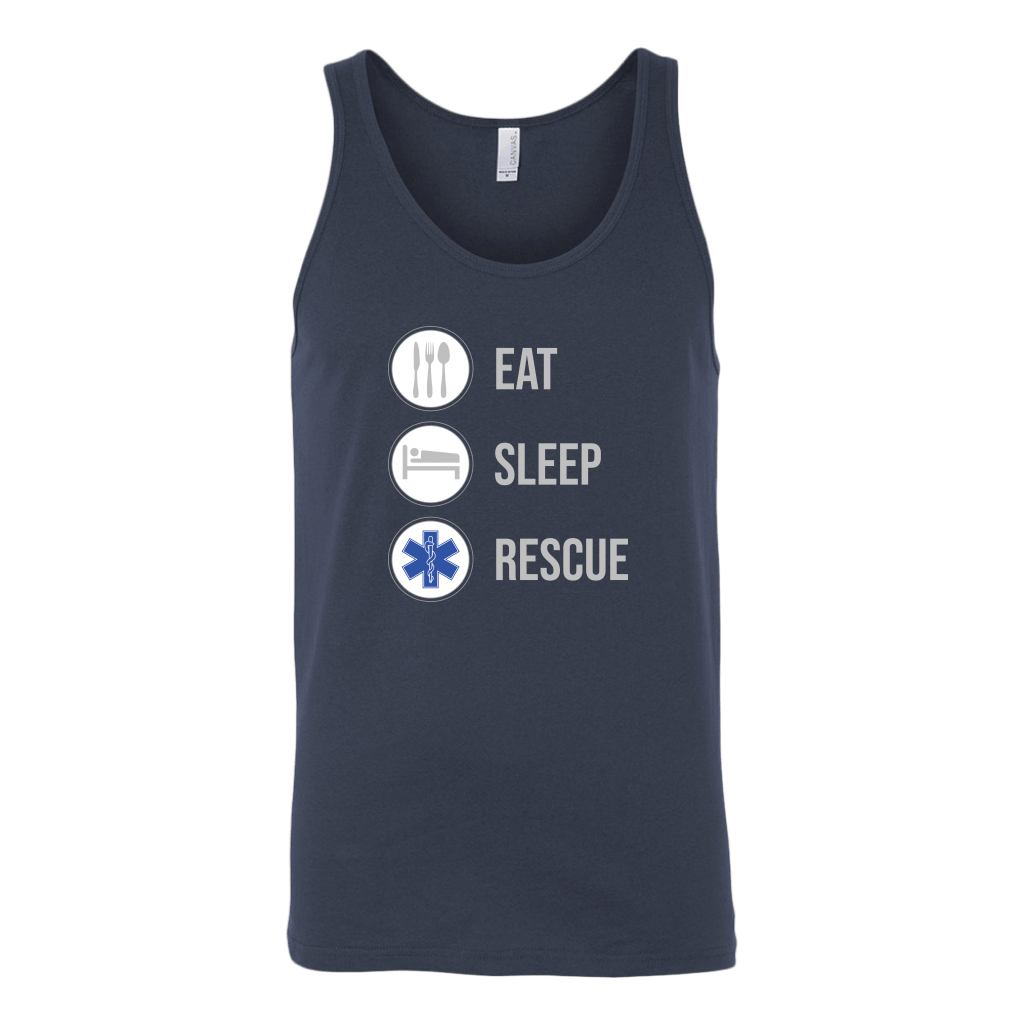 Eat Sleep Rescue EMT Tank Top