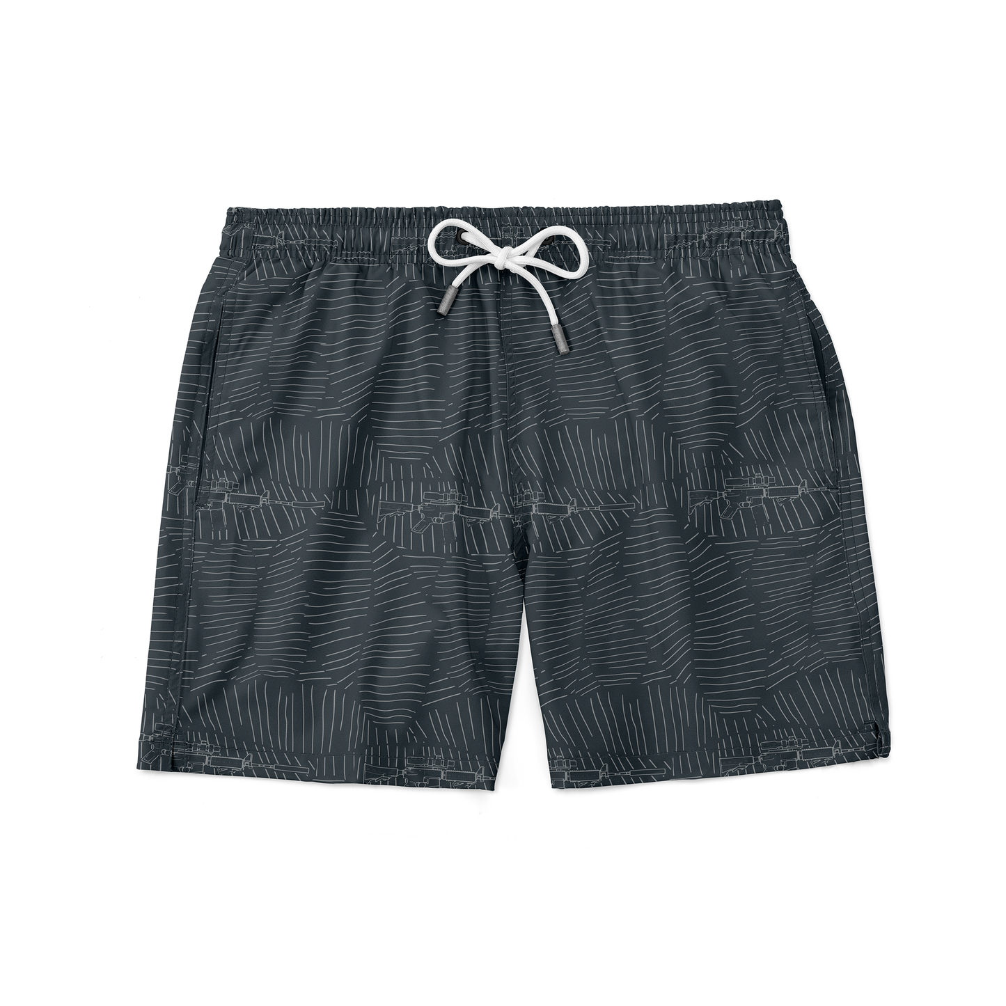 Line Leaf ARs Swim Trunks