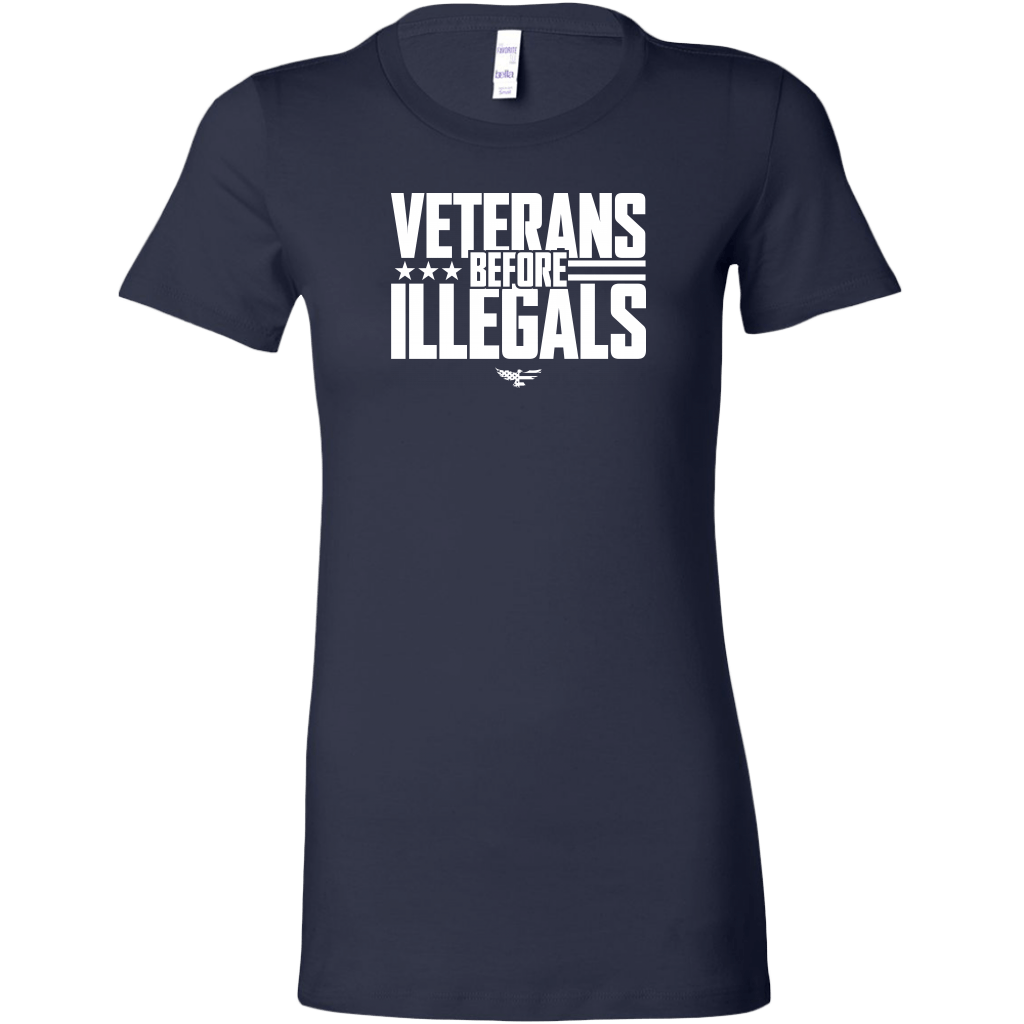 Veterans Before Illegals Women's T-Shirt