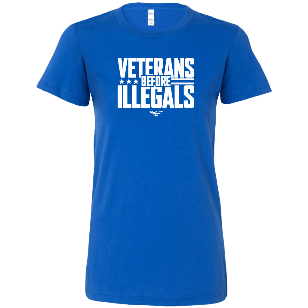 Veterans Before Illegals Women's T-Shirt