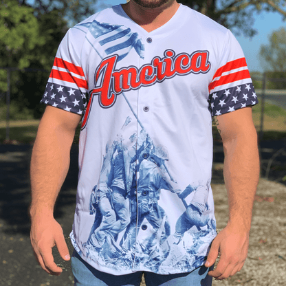 Team America 2/A  Baseball Jersey - Greater Half