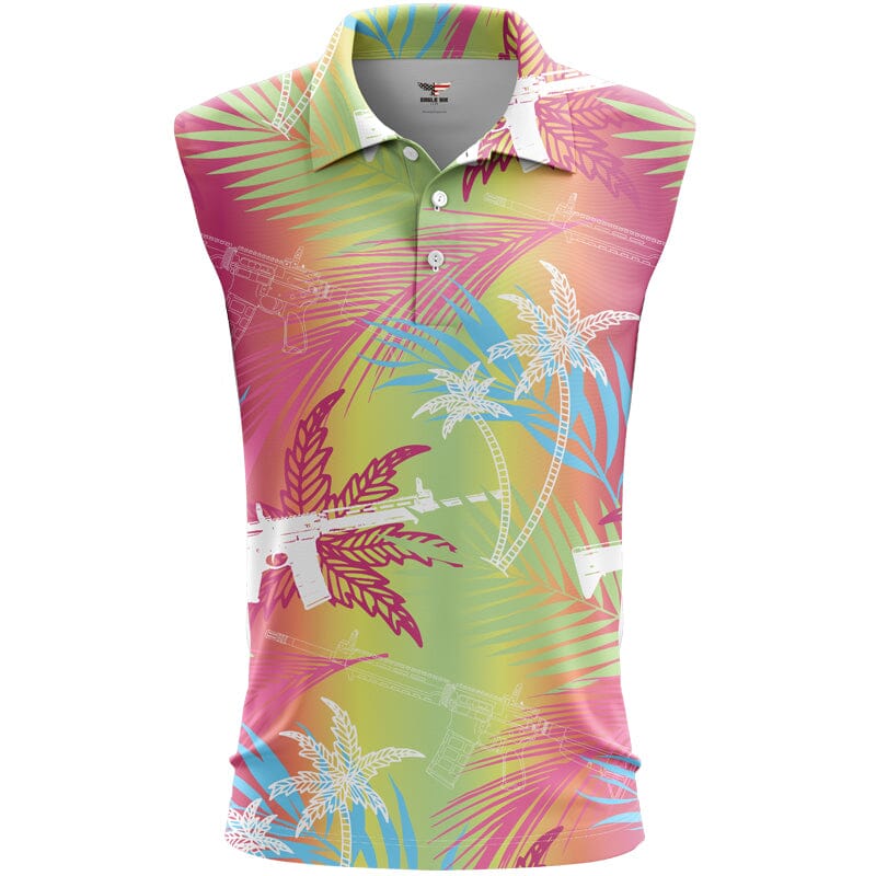 Breezy Palms Women's Sleeveless Golf Polo Shirt