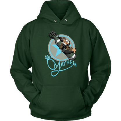 Miss Mayhem Nose Art Unisex Hoodie